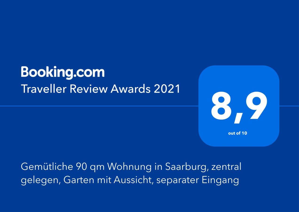 Gemuetliche 90 Qm Wohnung In Saarburg, Zentral Gelegen, Garten Mit Aussicht, Separater Eingang Εξωτερικό φωτογραφία